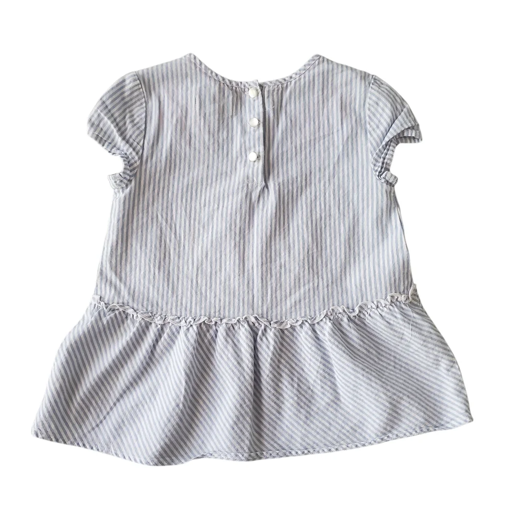 Crown & Ivy Embroidered Peplum Top
